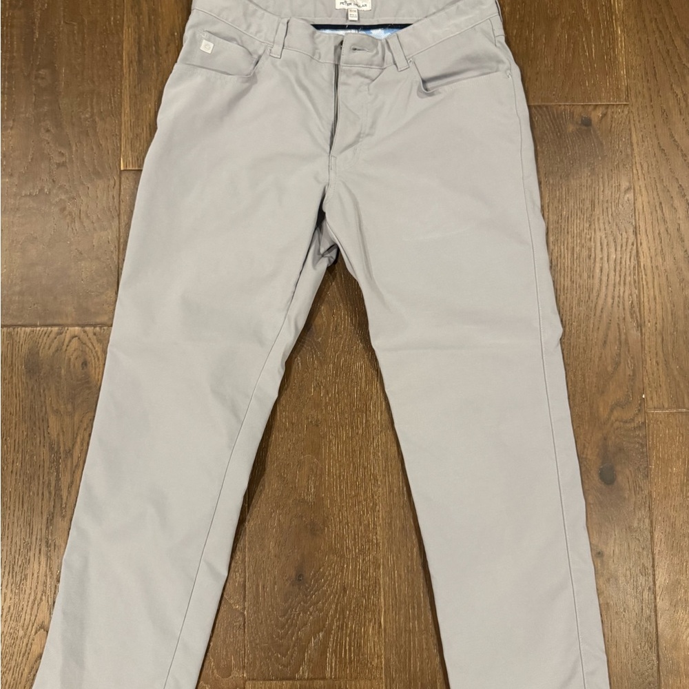 Peter Millar Light Gray Chinos